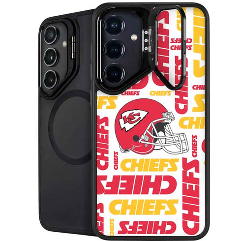 NFL Kansas City Chiefs White Blast Galaxy S25 Kickstand Case